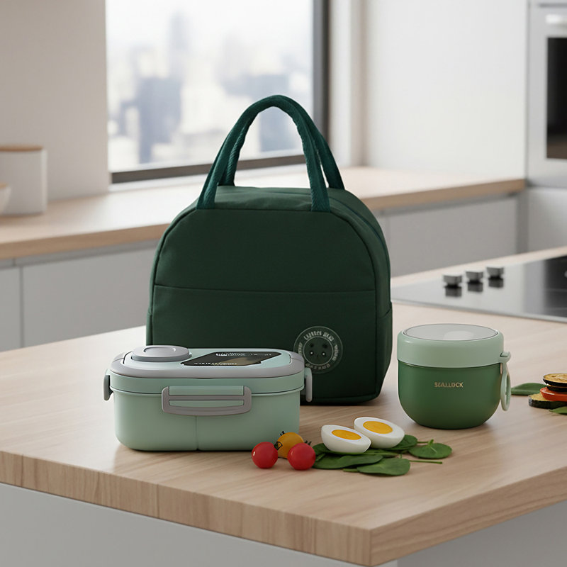1200ml Food Storage Container, Green