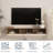 65" Fluted Wall Modern TV Stand For Tvs Up To 65''-757818636