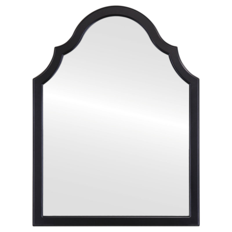 Arch Mirror, Matte Black, 32.38" x 24.38"
