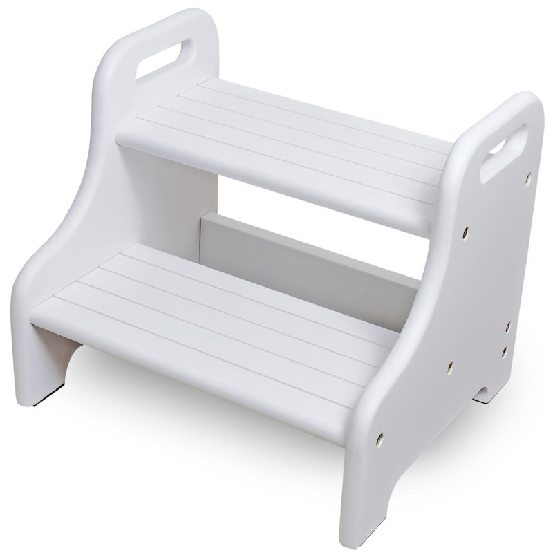 2-Step Stool, White