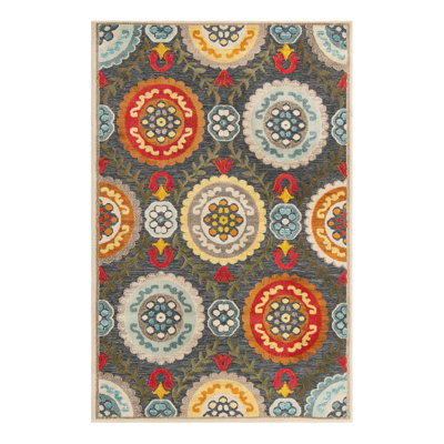 Tapis Bungalow Rose Oualida Caimin