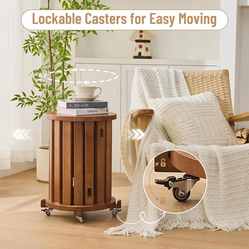 Stackable Round Stools Set