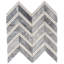 11" X 11.8" Herringbone Marble Polished Tile-60739595