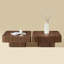 Ensemble de 2 pièces de table basse carrée 31,5 pouces Handcraft-125538202