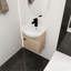 Meuble-lavabo élégant avec lavabo en céramique et fixation murale