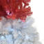 Sapin de Noël artificiel courbé 6 pi avec 1250 branches luxuriantes et 300 lumières DEL