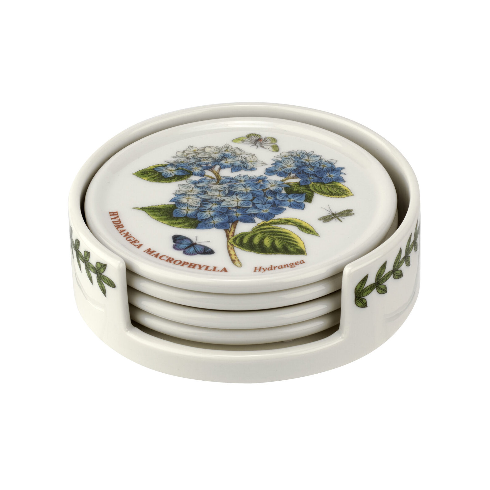 Portmeirion Botanic Garden Ceramic Coaster St W/Hldr