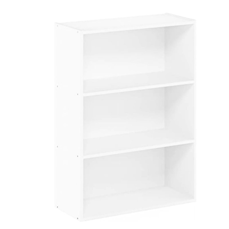 Bibliothèque standard Bessan, Blanc, (3 tablettes) H 36 po x l 16 po x P 12 po