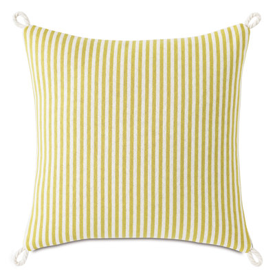 Villa Striped Outdoor Reversible Throw Pillow