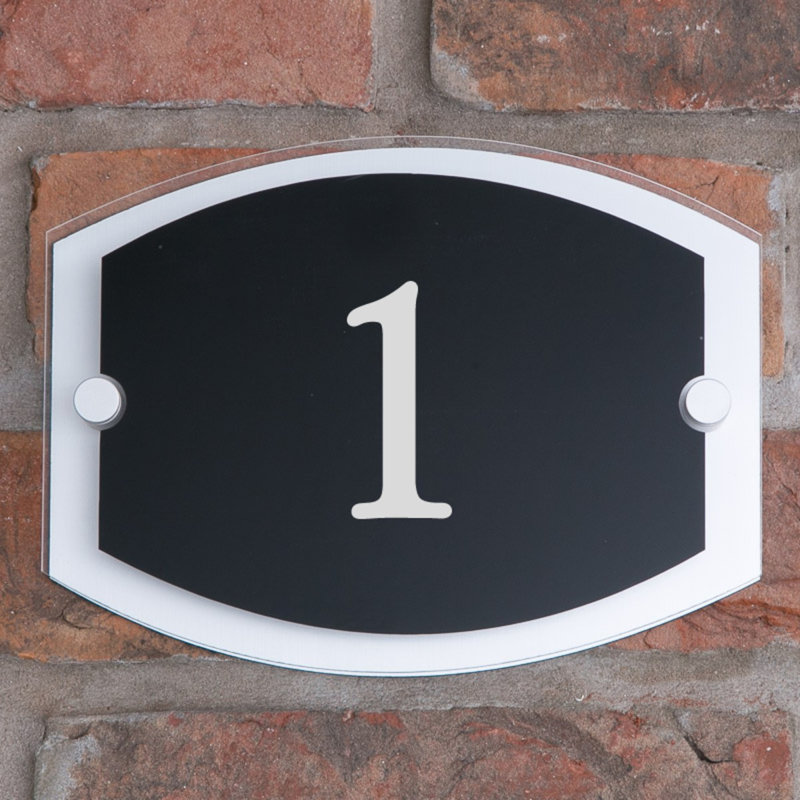 Sigfried 15cm H Plastic House Number, 1