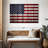 Borges USA Flag On Wood-107880353