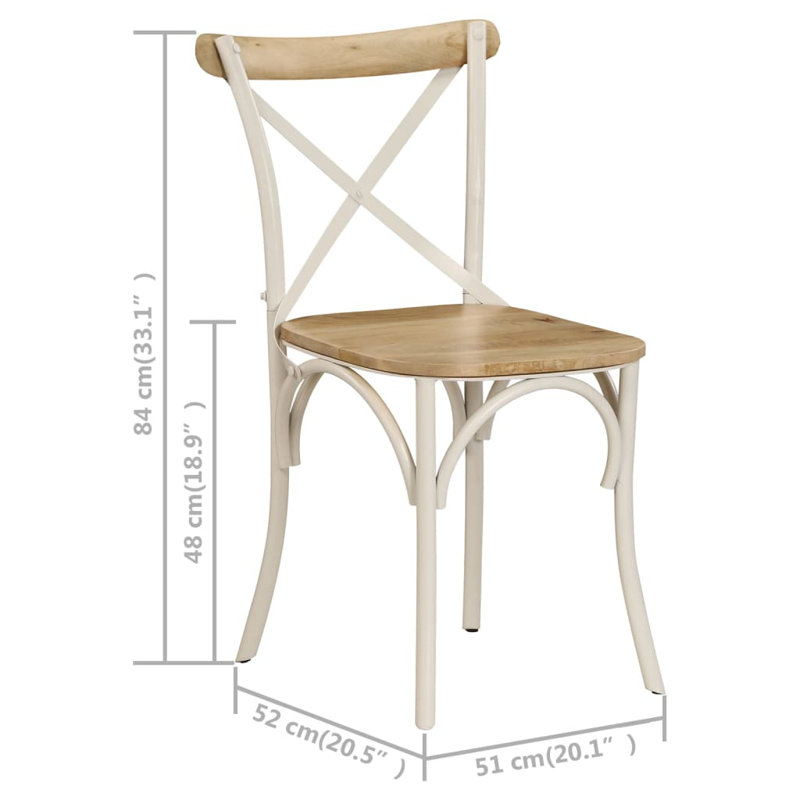 Chaise de salle à manger Liésel, Brun