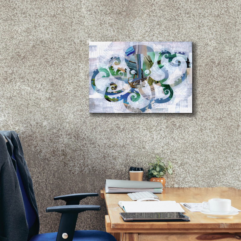 'Octopus' by Artpoptart Canvas Wall Art, 18" H x 26" W x 0.75" D