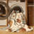 Machine Washable Rhawnhurst Halloween Modern & Contemporary Abstract Rug in Beige – Beige Binding-1653325009