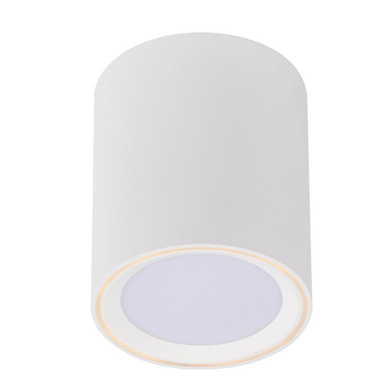 Fallon LED Flush Mount, White, 12cm H x 10cm W x 10cm D