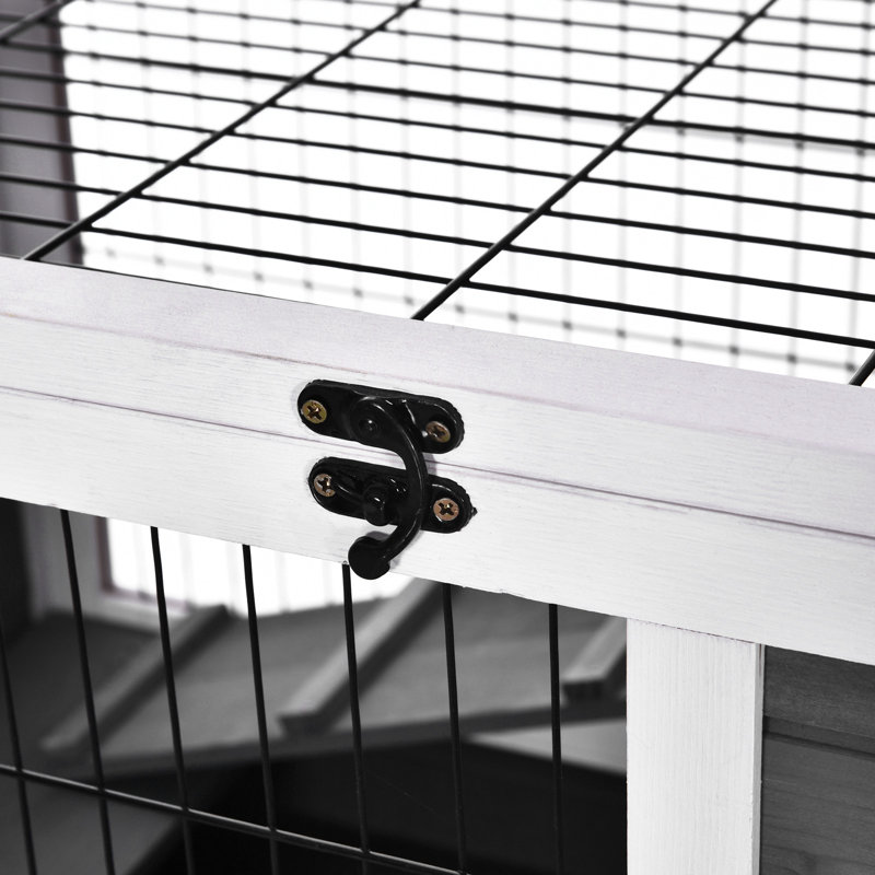 Cage à lapin avec rampe Bernece