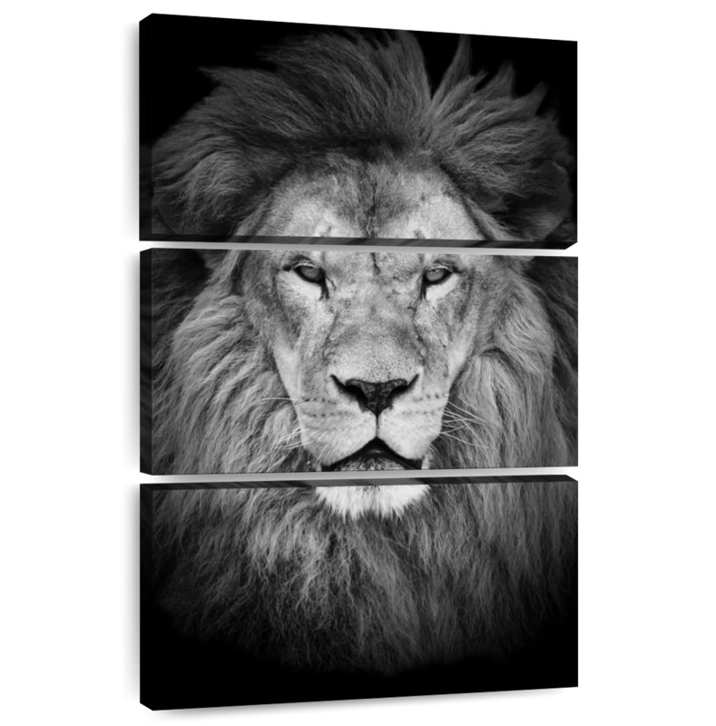 Brampt Alpha Lion Head, 74" H x 48" W