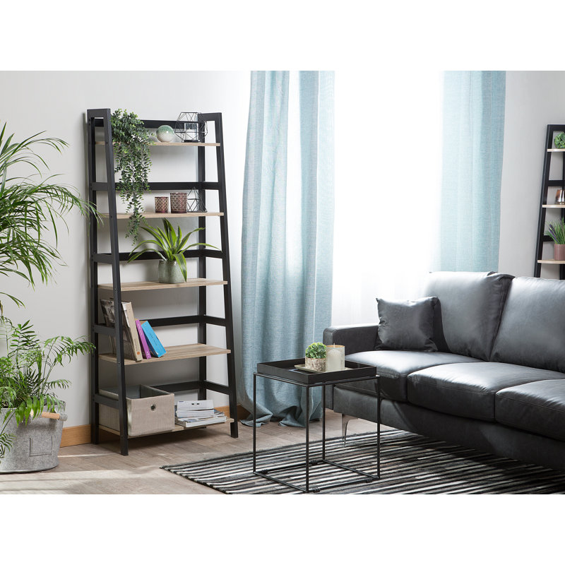 Faction 163cm H x 64cm W Steel Ladder Bookcase