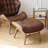 Jeyshan Upholstered Tufted Lounge Chair and Ottoman-1580073919