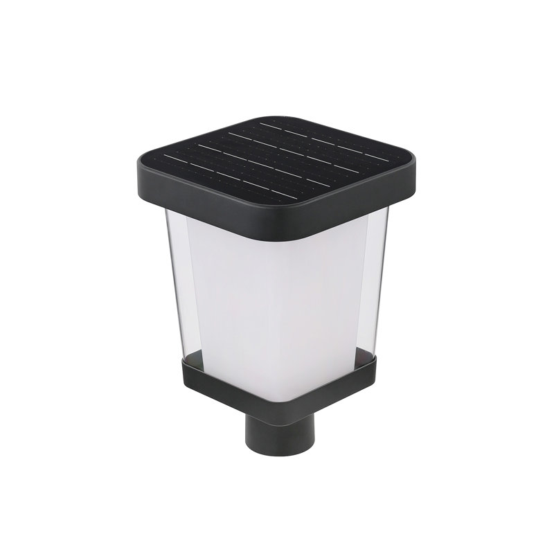 DIY Friendly Halo Solar Post Light with 3" Fitter