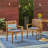 Set Of 2 Acacia Wood Patio Chair-1369857703