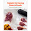 Le scellant sous vide met en sac 200 sacs de rangement de 8 x 12 pouces de qualité alimentaire sans BPA