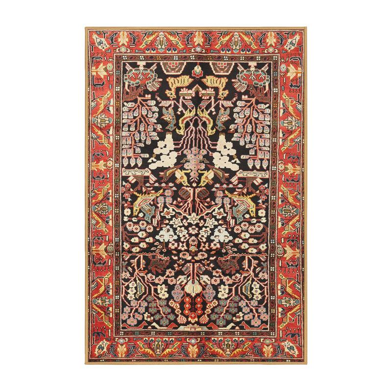 Cecial Oriental Indoor Rug, Rectangle 8' x 10'