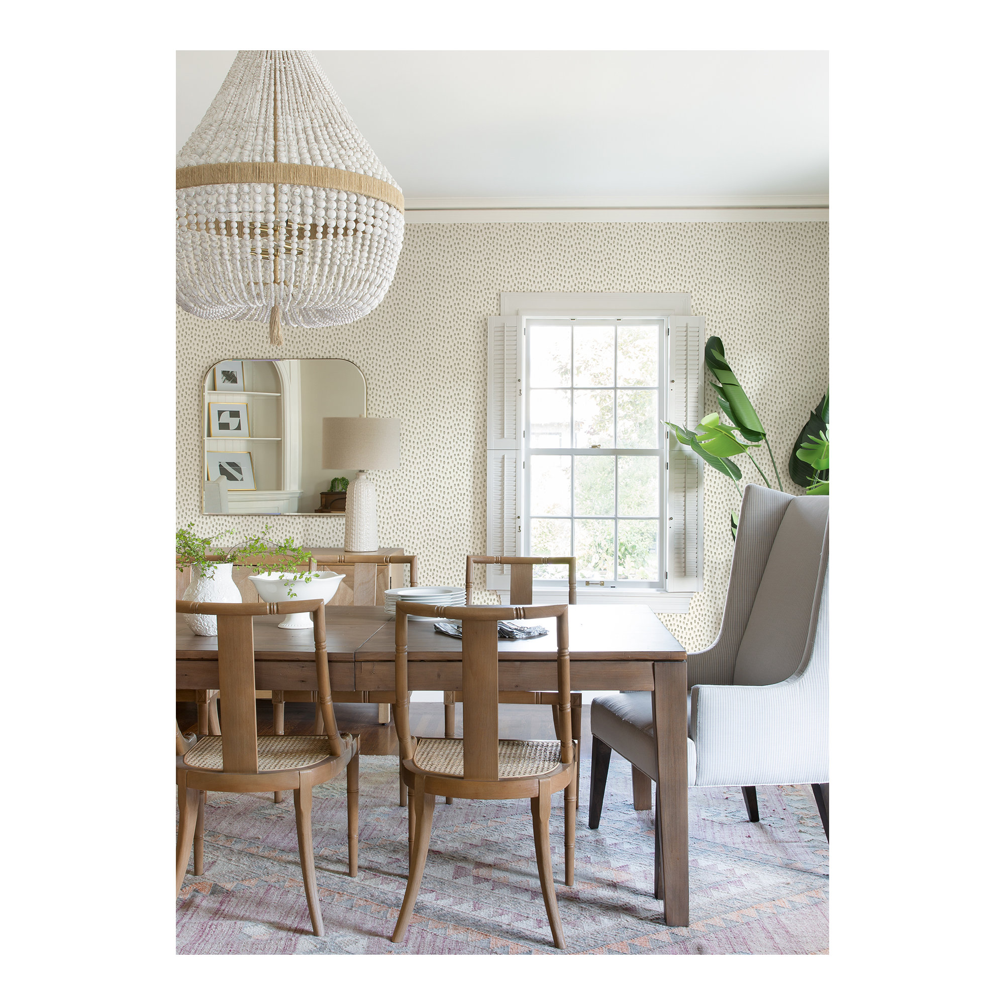Cherbourg Modern Dots Wallpaper, Gray