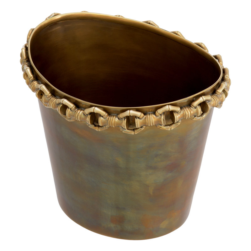 Clementine Brass Wine Cooler