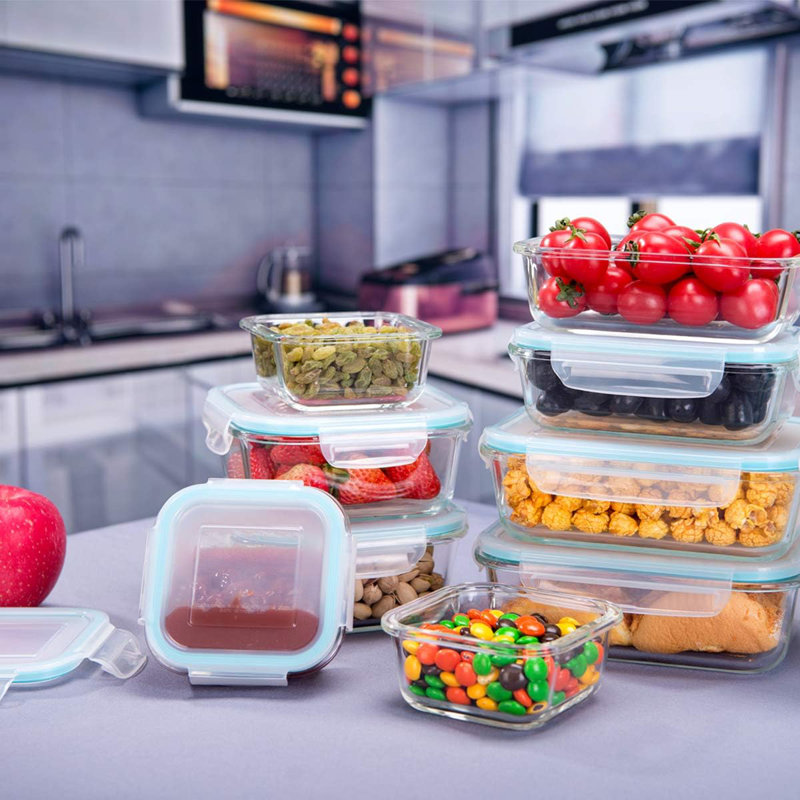 18-piece Glass Food Storage Containers Set