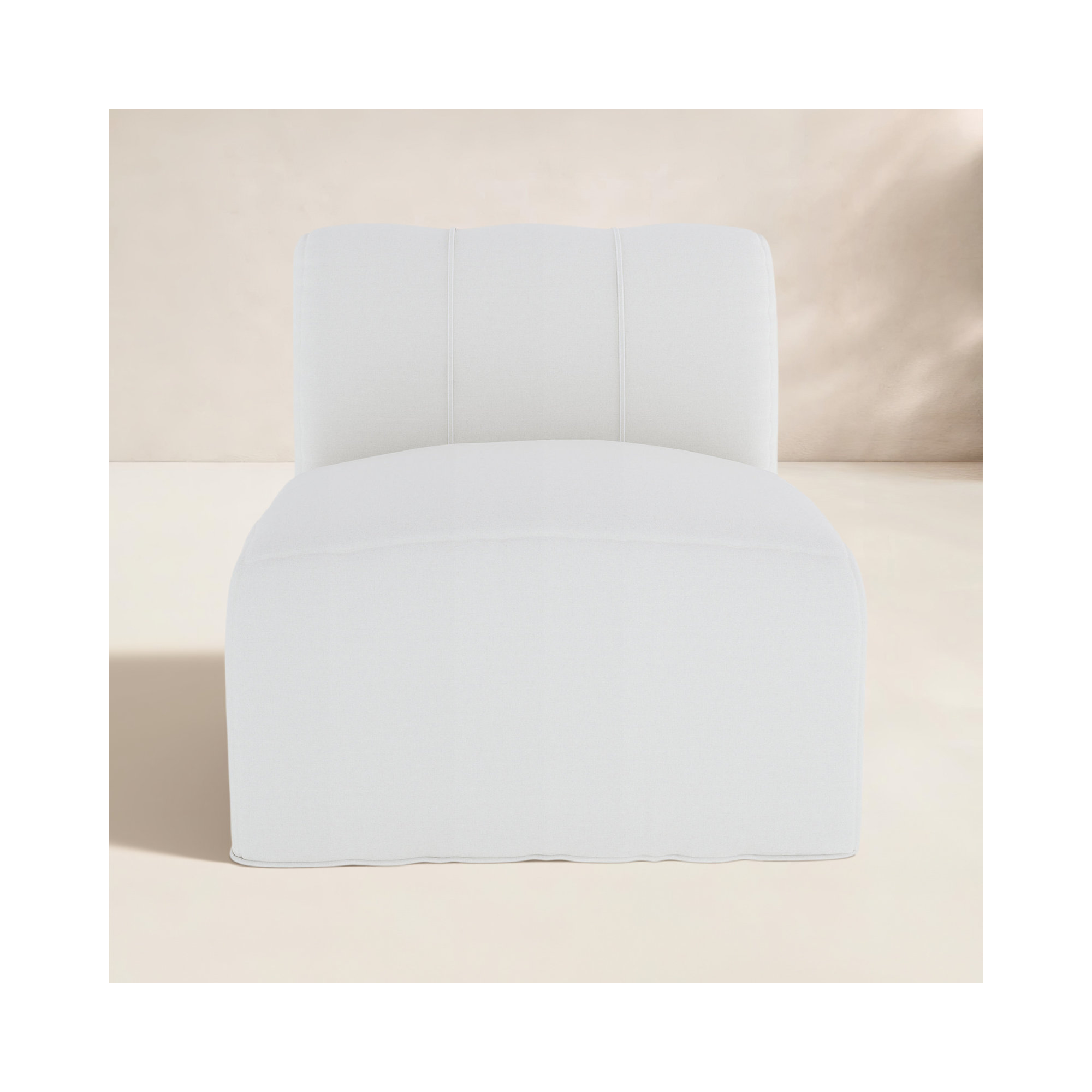 Praia Patio Chair, Canvas White Sunbrella® Canvas