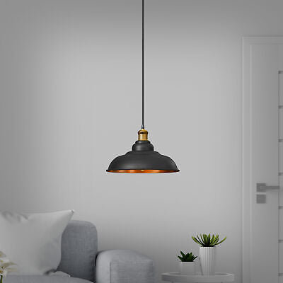 Aniye 1 - Light Black Inner Gold Pendant, Yes