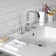 Quadras Ceramic Rectangular Console Bathroom Sink with Overflow