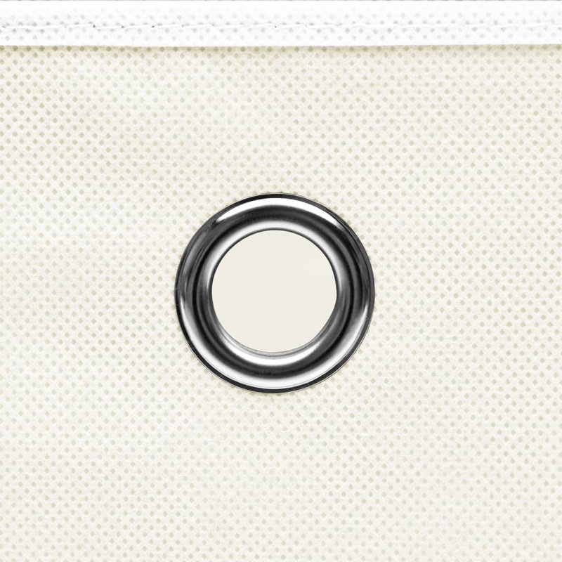 Bac de rangement en tissu Latitude Run®, H 12,6 po x l 12,6 po x P 12,6 po, Blanc