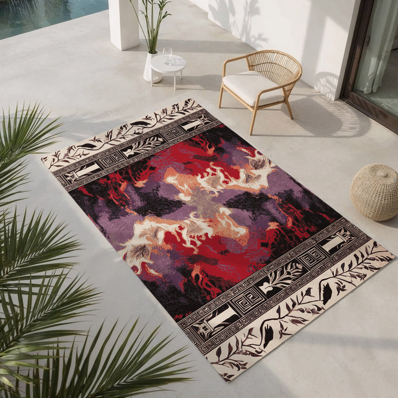 Tapis intérieur et extérieur Midas Touch, Rectangle 1 pi 6 po x 2 pi 6 po