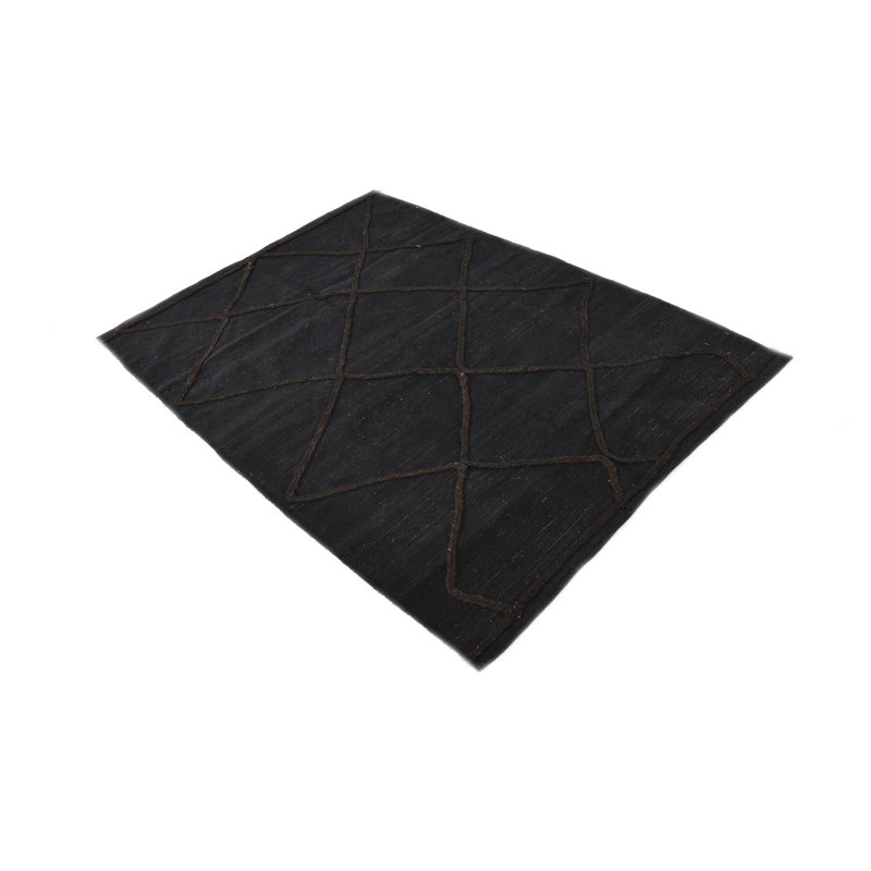 Tapis noir 4 pi 4 po x 5 pi 11 po Prichard