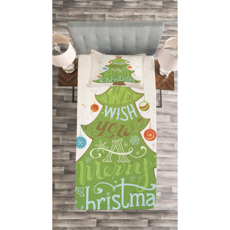 Rustic Polyester Coverlet, Twin Coverlet + 1 Sham