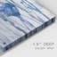 Jardin bleu - Toile tendue avec châssis de qualité supérieure - Prêt à être accroché-627525756