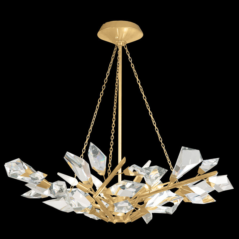 Luminaire suspendu 35,5 po Foret, Doré