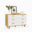 Commode 6 tiroirs large blanche