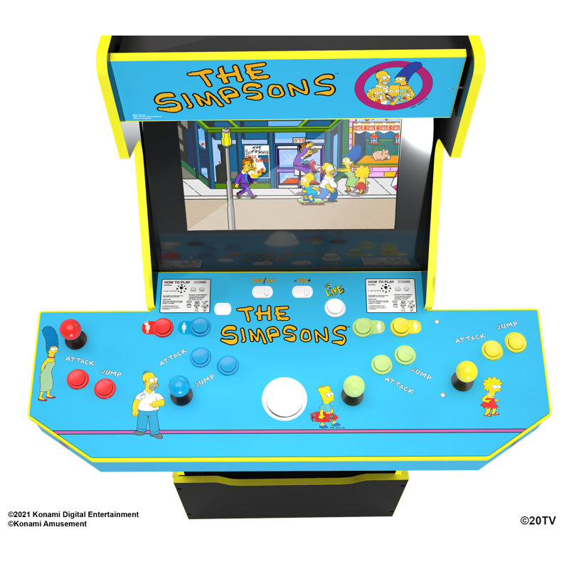 Jeu d'arcade debout avec rehausseur