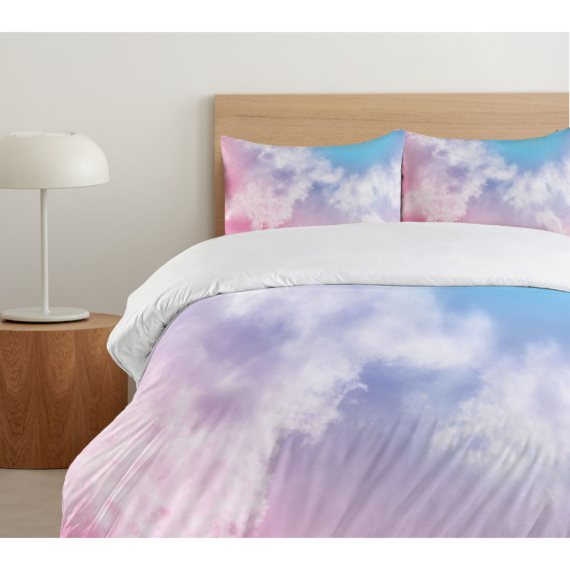 Modern & Contemporary Polyester Abstract Duvet Cover, Queen Duvet Cover + 2 Standard Shams