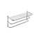 Chrome Plated Mild Steel Wall Mounted Towel Rack