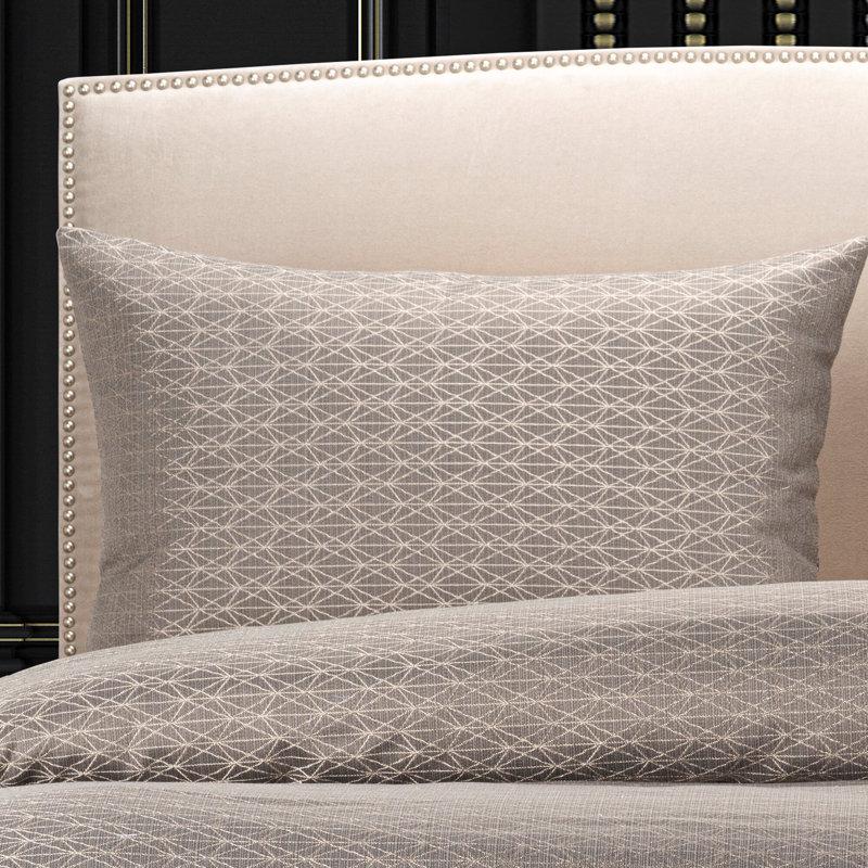 Star Attraction Bed Sham, King, Nickel