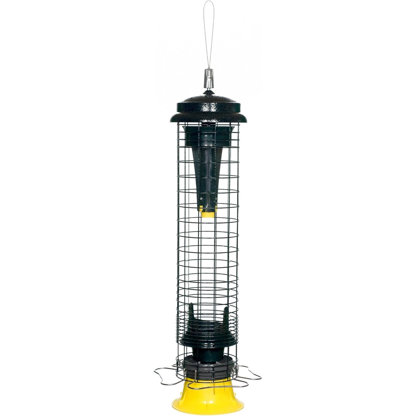 Brome Squirrel Solution Squirrel-Proof Bird Feeder, 2.6lbs Seed Capacity, Green