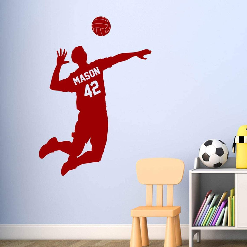Wall Decal, Burgundy, 17" H x 12" W