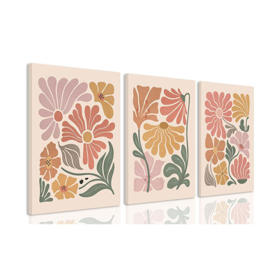 3 Piece Wrapped Canvas Print