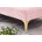 Pink Fabric Bed With Gold Metal Legs - Comfortable For Daily Relaxing In Small Spaces Convertible Futon Cover And Enhances Space Living Style Comfort-651555675