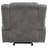 Encino Grey Upholstered Padded Arm Glider Recliner