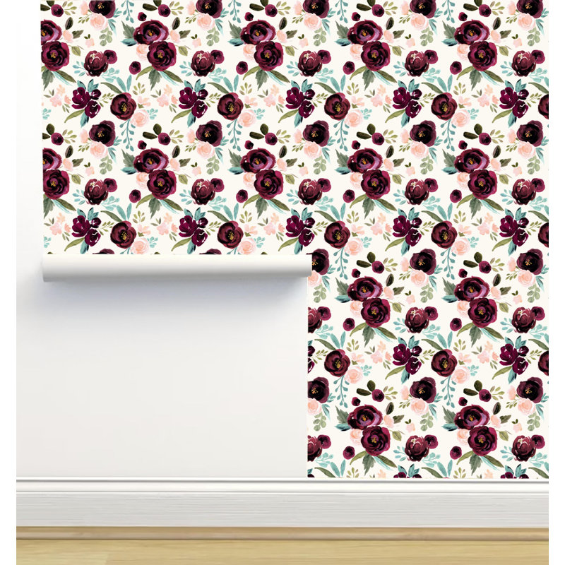 Rouleau de papier peint texturé Crystal W L 12 pi x l 2 pi, Rose